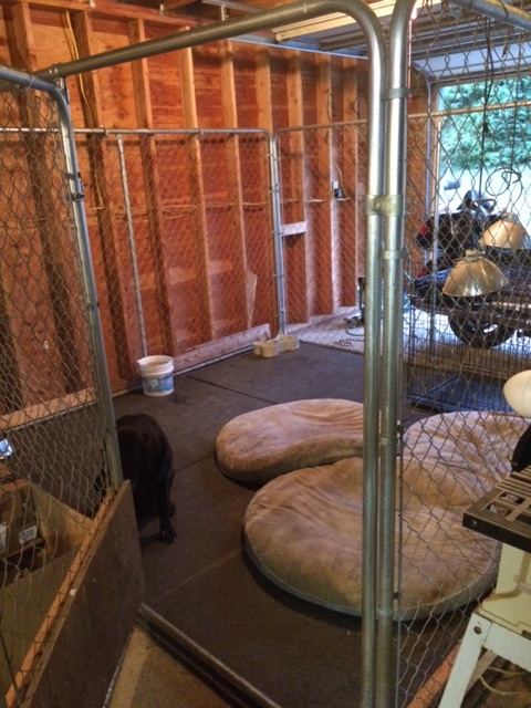 The Crippen's dog kennel